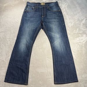 Men's Wrangler 20X Dark Wash 42 Vintage Bootcut 42MWXRD Jeans Sz 31x28